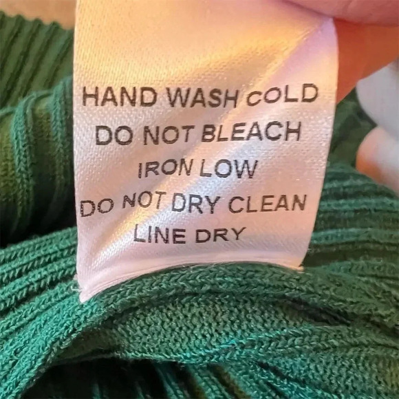 Alice Blue Women's XL Green Ribbed Collared Button-Up Cardigan Sweater - Picture 8 of 9